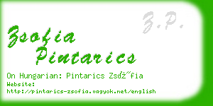 zsofia pintarics business card